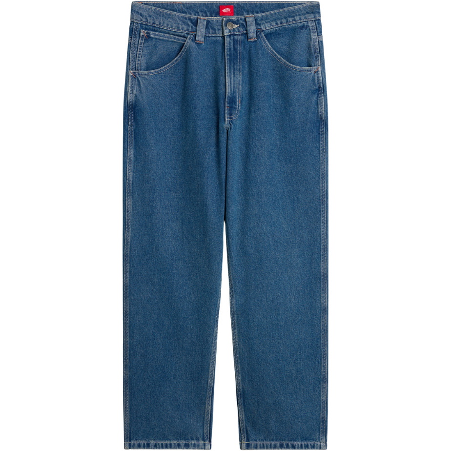 2026 Vans Mens Skate Check-5 Loose Denim Jeans VN000KXMAHU1 - Vintage Indigo